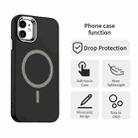 For iPhone 11 Glitter Series Magsafe PC Hybrid TPU Phone Case(Black) - 2