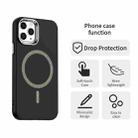 For iPhone 11 Pro Glitter Series Magsafe PC Hybrid TPU Phone Case(Black) - 2