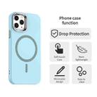 For iPhone 11 Pro Glitter Series Magsafe PC Hybrid TPU Phone Case(Blue) - 2