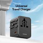 USAMS CC309 25W Dual Type-C and USB-A Ports Universal Travel Charger(Black) - 2