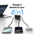 USAMS CC309 25W Dual Type-C and USB-A Ports Universal Travel Charger(Black) - 3