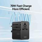 USAMS CC310 70W Three Type-C and Dual USB-A Ports Universal Travel Charger(Black) - 3