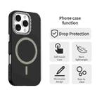 For iPhone 16 Pro Max Glitter Rhinestones Series Magsafe PC Hybrid TPU Phone Case(Black) - 2