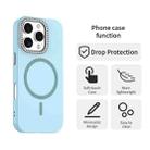 For iPhone 16 Pro Max Glitter Rhinestones Series Magsafe PC Hybrid TPU Phone Case(Blue) - 2