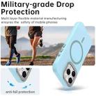 For iPhone 16 Pro Max Glitter Rhinestones Series Magsafe PC Hybrid TPU Phone Case(Blue) - 3