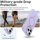 For iPhone 16 Pro Glitter Rhinestones Series Magsafe PC Hybrid TPU Phone Case(Purple) - 3