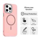 For iPhone 15 Pro Glitter Rhinestones Series Magsafe PC Hybrid TPU Phone Case(Red) - 2