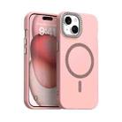 For iPhone 15 Glitter Rhinestones Series Magsafe PC Hybrid TPU Phone Case(Red) - 1