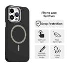 For iPhone 14 Pro Max Glitter Rhinestones Series Magsafe PC Hybrid TPU Phone Case(Black) - 2
