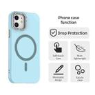 For iPhone 12 Glitter Rhinestones Series Magsafe PC Hybrid TPU Phone Case(Blue) - 2