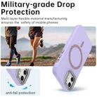 For iPhone 12 Glitter Rhinestones Series Magsafe PC Hybrid TPU Phone Case(Purple) - 3