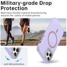 For iPhone 12 Pro Glitter Rhinestones Series Magsafe PC Hybrid TPU Phone Case(Purple) - 3