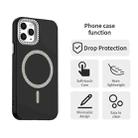 For iPhone 11 Pro Max Glitter Rhinestones Series Magsafe PC Hybrid TPU Phone Case(Black) - 2