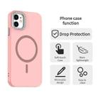 For iPhone 11 Glitter Rhinestones Series Magsafe PC Hybrid TPU Phone Case(Red) - 2