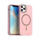 For iPhone 11 Pro Glitter Rhinestones Series Magsafe PC Hybrid TPU Phone Case(Red) - 1