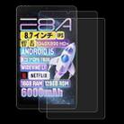 For Zuleisy E8A 8.7 2pcs 9H 0.3mm Explosion-proof Tempered Glass Film - 1