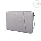 ND01D Felt Sleeve Protective Case Carrying Bag for 13.3 inch Laptop(Grey) - 1