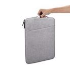 ND01D Felt Sleeve Protective Case Carrying Bag for 13.3 inch Laptop(Grey) - 3