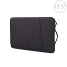 ND01D Felt Sleeve Protective Case Carrying Bag for 13.3 inch Laptop(Black) - 1