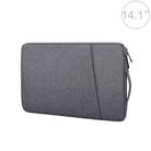 ND01D Felt Sleeve Protective Case Carrying Bag for 14.1 inch Laptop(Dark Grey) - 1