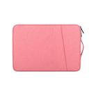 ND01D Felt Sleeve Protective Case Carrying Bag for 14.1 inch Laptop(Pink) - 1