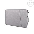 ND01D Felt Sleeve Protective Case Carrying Bag for 15.6 inch Laptop(Grey) - 1