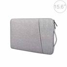 ND01D Felt Sleeve Protective Case Carrying Bag for 15.6 inch Laptop(Grey) - 1