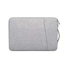 ND01D Felt Sleeve Protective Case Carrying Bag for 15.6 inch Laptop(Grey) - 2