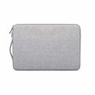 ND01D Felt Sleeve Protective Case Carrying Bag for 15.6 inch Laptop(Grey) - 4