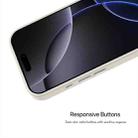 For iPhone 15 Pro Macaron PC Hybrid TPU Glossy Phone Case(White) - 3