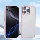 For iPhone 15 Pro Macaron PC Hybrid TPU Glossy Phone Case(Pink) - 2