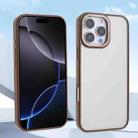 For iPhone 15 Plus / 14 Plus Macaron PC Hybrid TPU Glossy Phone Case(Desert Gold) - 2