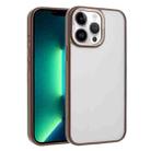 For iPhone 13 Pro Max Macaron PC Hybrid TPU Glossy Phone Case(Desert Gold) - 1