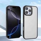For iPhone 13 Pro Macaron PC Hybrid TPU Glossy Phone Case(Black) - 2