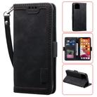 For iPhone 12 mini Retro Splicing Horizontal Flip Leather Case with Card Slots & Holder & Wallet(Black) - 1