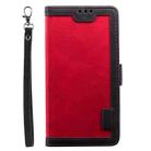 For iPhone 12 mini Retro Splicing Horizontal Flip Leather Case with Card Slots & Holder & Wallet(Red) - 2