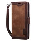 For iPhone 12 / 12 Pro Retro Splicing Horizontal Flip Leather Case with Card Slots & Holder & Wallet(Brown) - 2