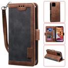 For iPhone 12 / 12 Pro Retro Splicing Horizontal Flip Leather Case with Card Slots & Holder & Wallet(Grey) - 1