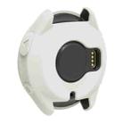 For Garmin Forerunner 965 Silicone Watch Protective Case(Milky White) - 3