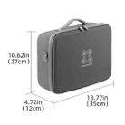For DJI Flip BRDRC Drone Portable Case Single Shoulder Messenger Bag Handbag(Grey) - 2