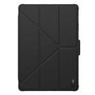 For Samsung Galaxy Tab S10 FE+ NILLKIN Bumper Pro Multi-angle Folding Style Tablet Leather Case(Black) - 2