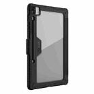 For Samsung Galaxy Tab S10 FE+ NILLKIN Bumper Pro Multi-angle Folding Style Tablet Leather Case(Black) - 3
