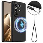 For Infinix Note 50 Pro+ Shockproof Silicone Magsafe Phone Case(Black) - 1