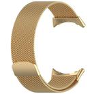 For Google Pixel Watch 3 41mm xDfind Milanese Metal Magnetic Watch Band(Gold) - 2