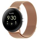 For Google Pixel Watch 3 41mm xDfind Milanese Metal Magnetic Watch Band(Rose Gold) - 1