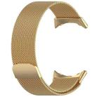 For Google Pixel Watch 3 45mm xDfind Milanese Metal Magnetic Watch Band(Gold) - 2