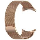 For Google Pixel Watch 3 45mm xDfind Milanese Metal Magnetic Watch Band(Rose Gold) - 2