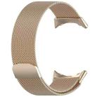 For Google Pixel Watch 3 45mm xDfind Milanese Metal Magnetic Watch Band(Champagne Gold) - 2