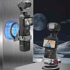 For DJI Osmo Pocket 3 BRDRC Smartphone Teleprompter Stand Desktop Clamp Cold Shoe Extension Mount(Dark Grey) - 1