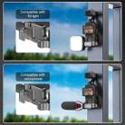 For DJI Osmo Pocket 3 BRDRC Smartphone Teleprompter Stand Desktop Clamp Cold Shoe Extension Mount(Dark Grey) - 3